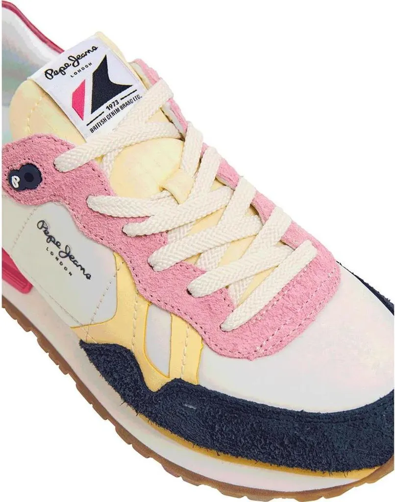 Chaussures de Sport Légères Pepe Jeans Brit Fly W Blanc en 37 - 6
