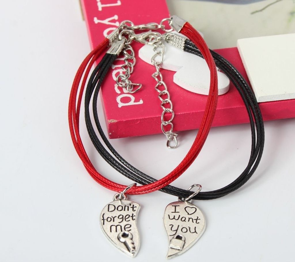 2 x Armband I Love You Liebe Geschenkidee Valentinstag Produktbild 