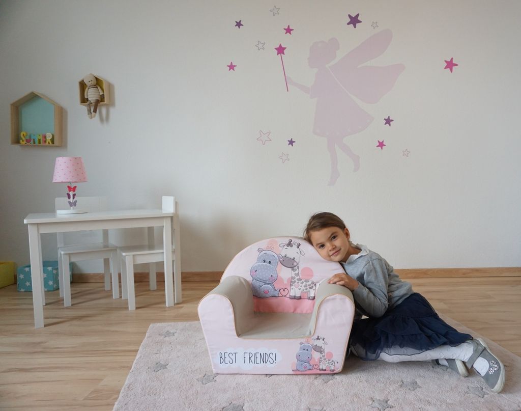 Baby & Kind Babyartikel Baby 【Zeitloses Design】Plüsch-Kindersessel Prinz & Kindermöbel Kindersessel 