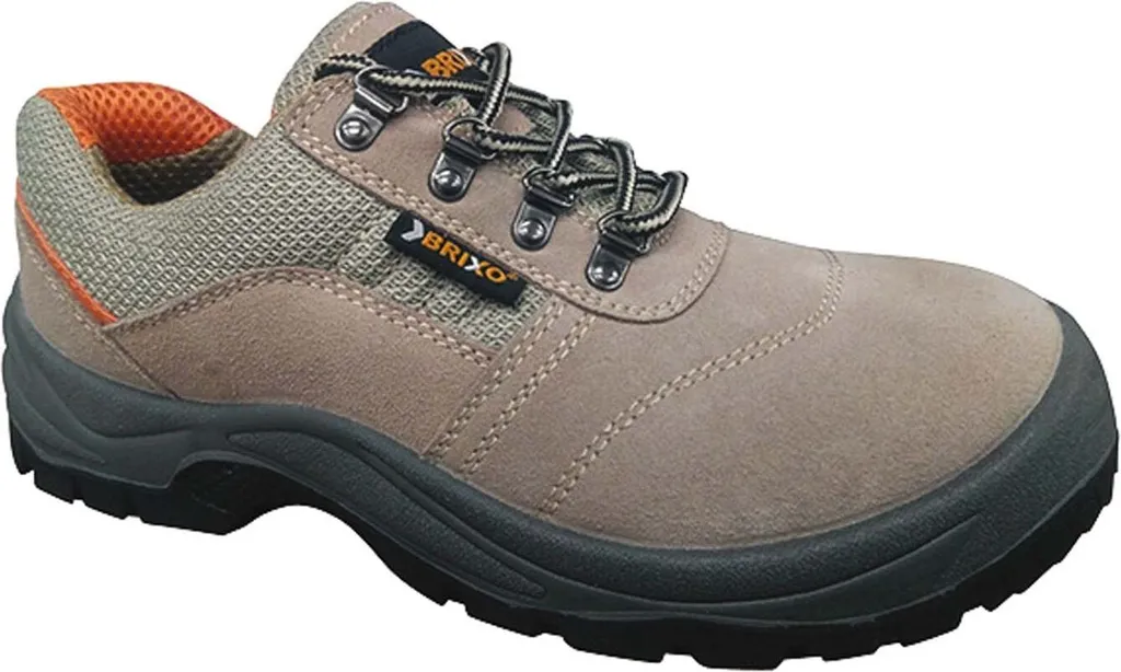 Chaussures de sécurité basses BRIXO Ranger S1P Taille 44 en daim bleu