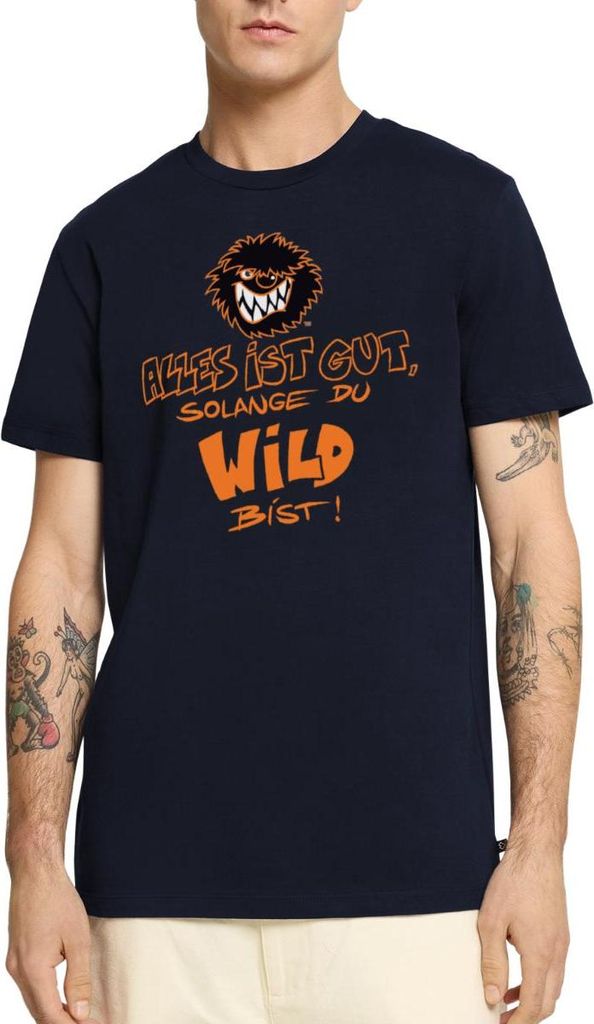 Spreadshirt Die Wilden Kerle Spruch Motto mit Logo Männer Premium T-Shirt, XL, Navy