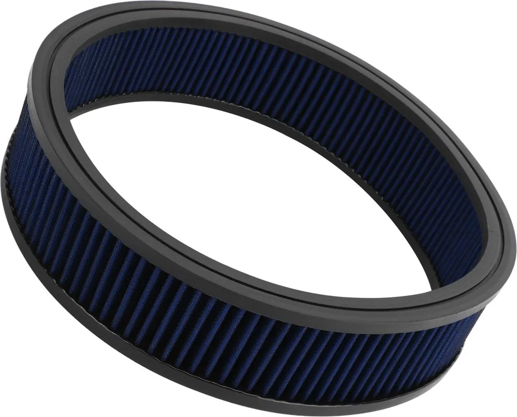 Filtre à air rond haut débit lavable pour Ford Blue moteur performance