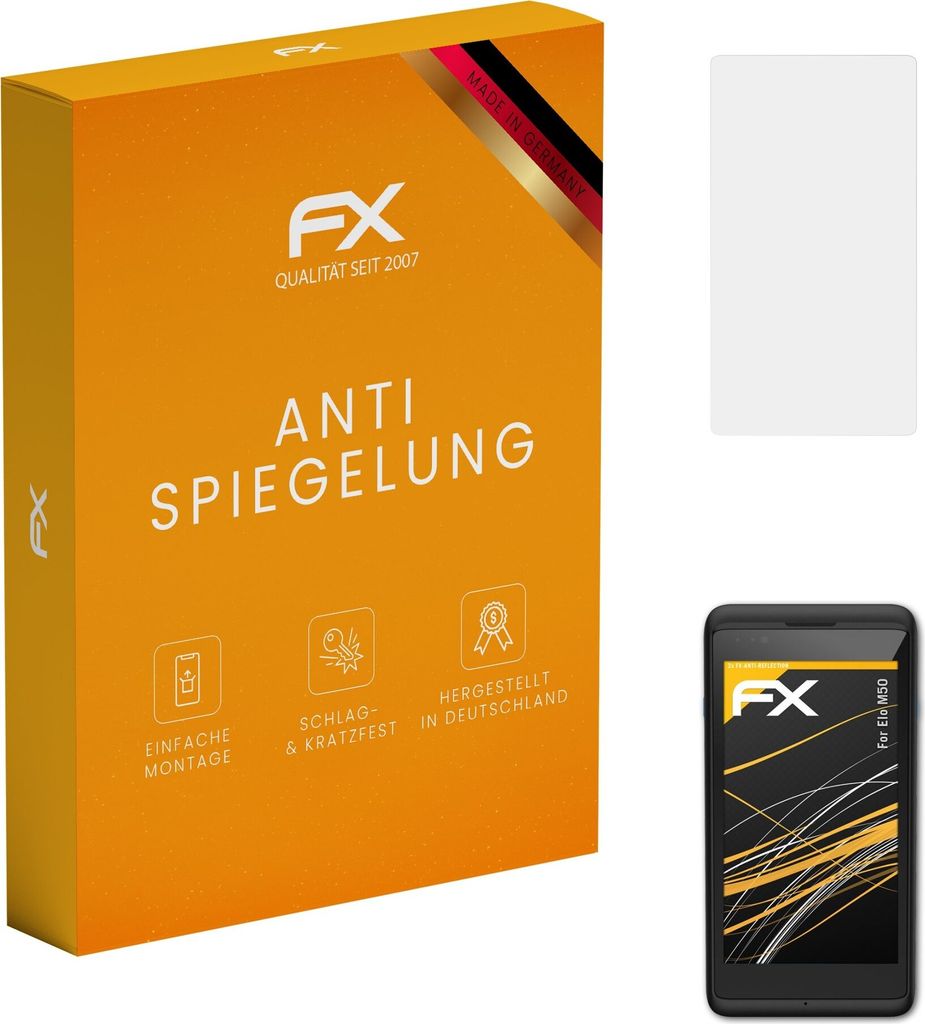 atFoliX FX-Antireflex 2x Schutzfolie kompatibel mit Elo M50 Displayfolie