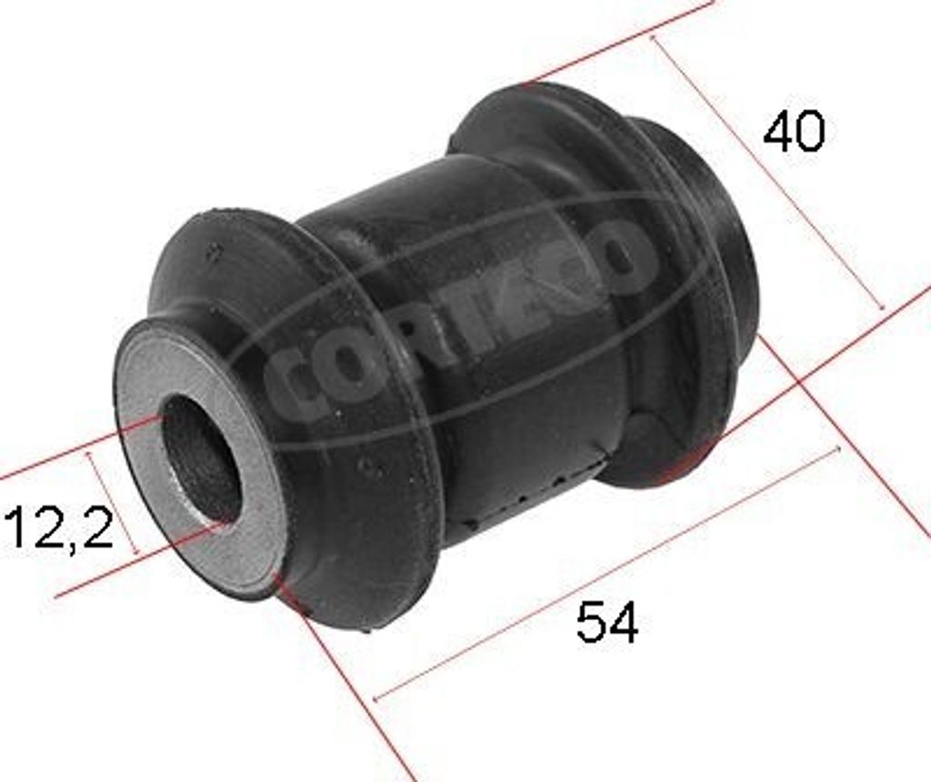 Lagerung Lenker für VW Fox Schrägheck (5Z1, 5Z3, 5Z4) Vorne 80005444 CORTECO