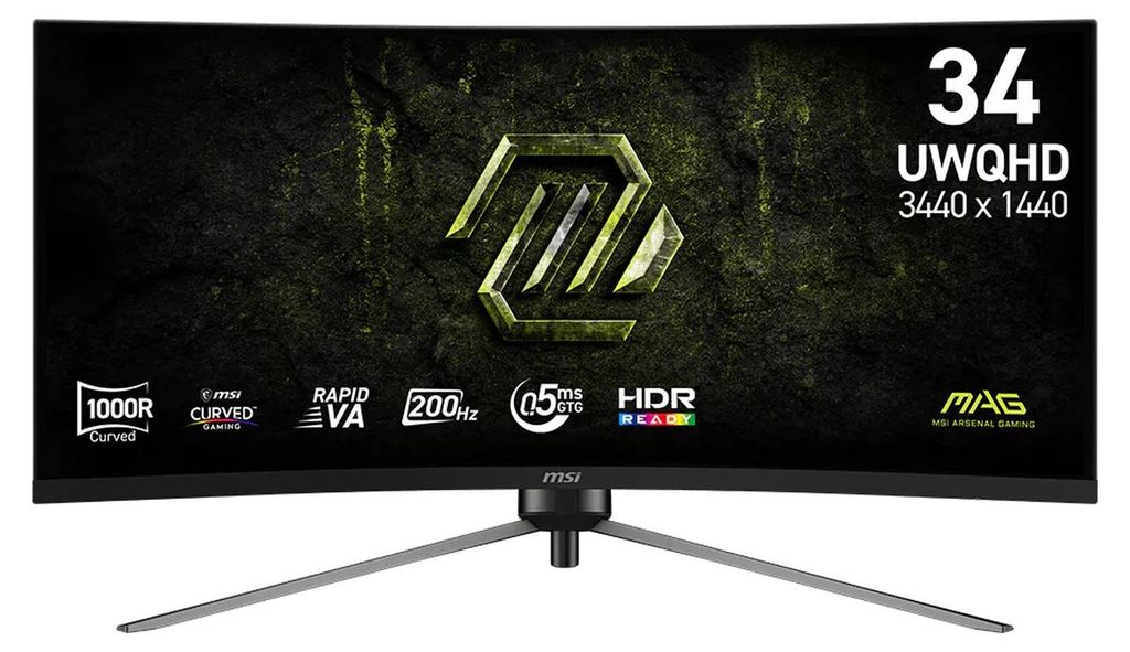 MSI MAG 345CQRF E20, 86,4 cm (34"), 3440 x 1440 px, Obrázok produktu 