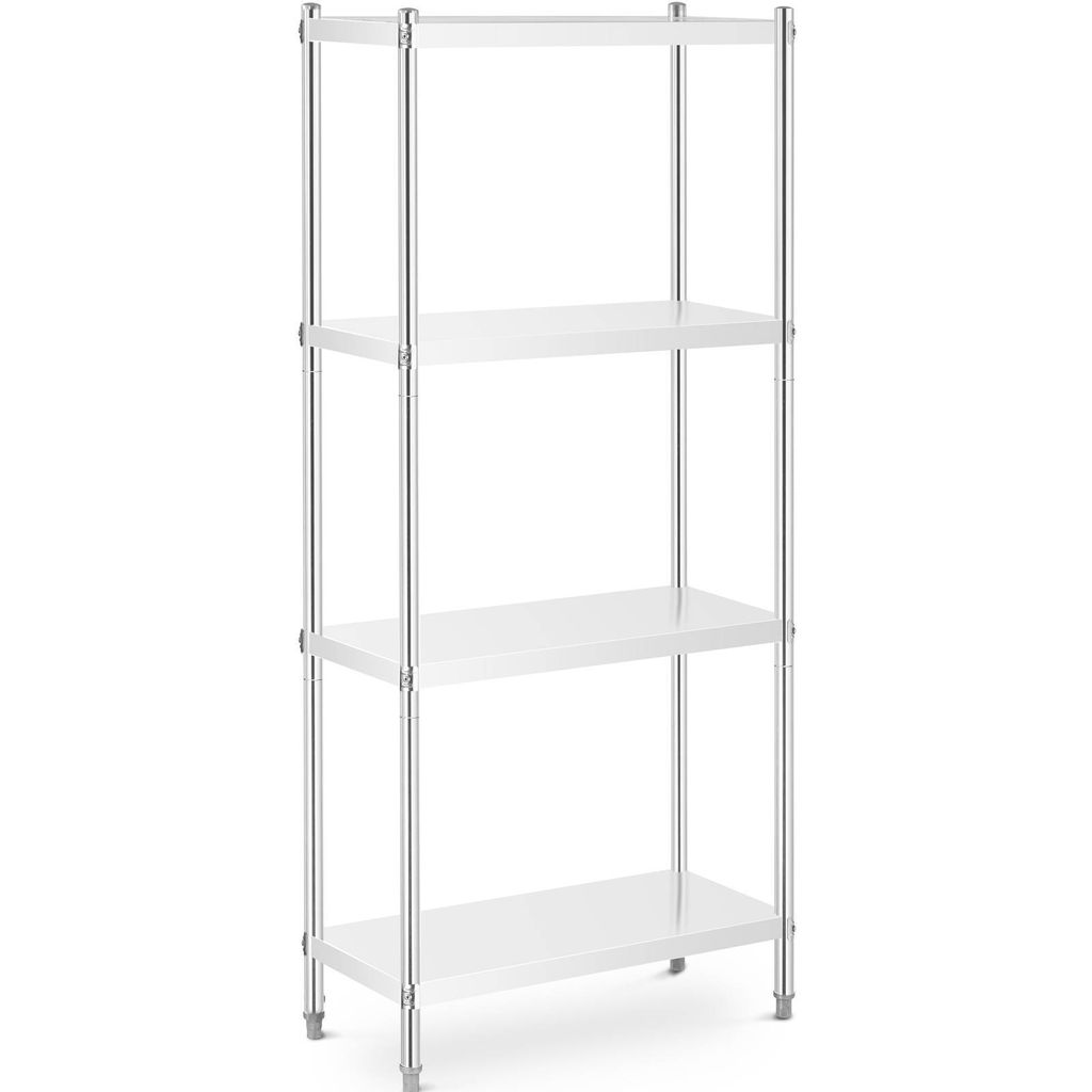 Expondo Royal Catering Edelstahlregal - 80 x 40 x 180 cm - - 200 kg