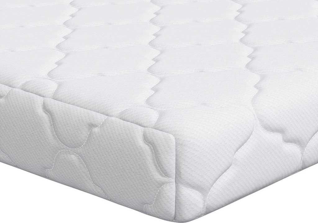 vidaXL Materac biały 60 x 120 cm Tkanina żakardowa Zdjęcie produktu 
