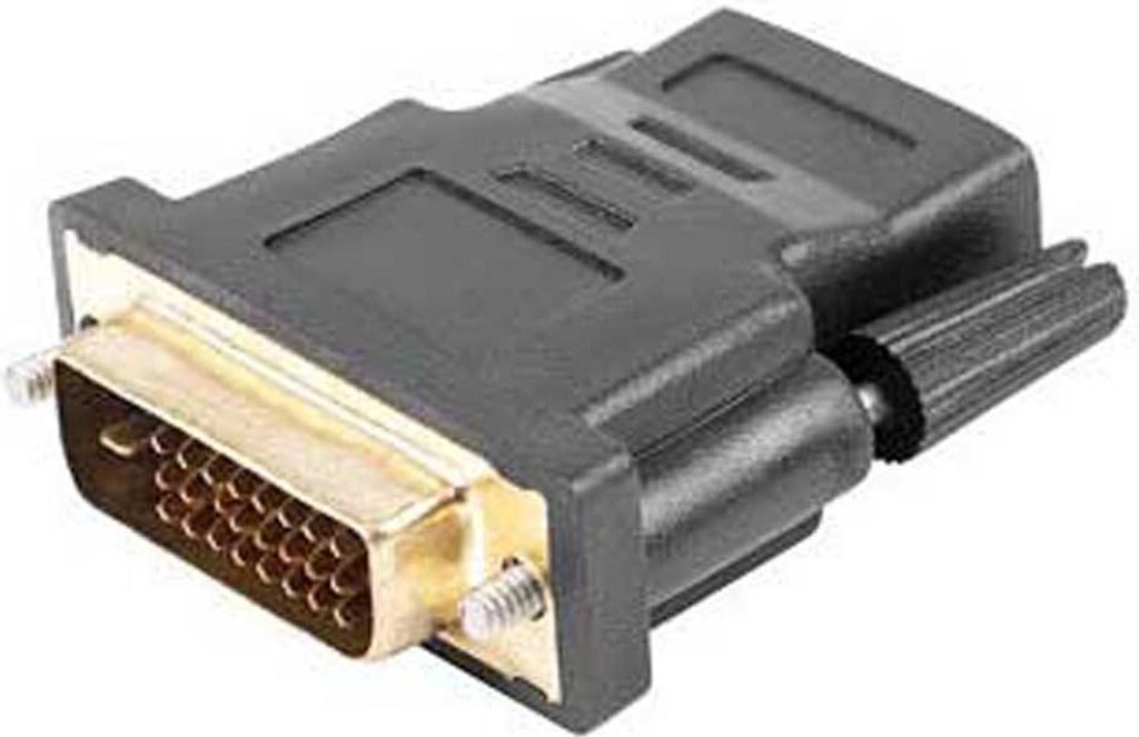 Lanberg AD-0010-BK Schwarzer HDMI zu DVI Adapter