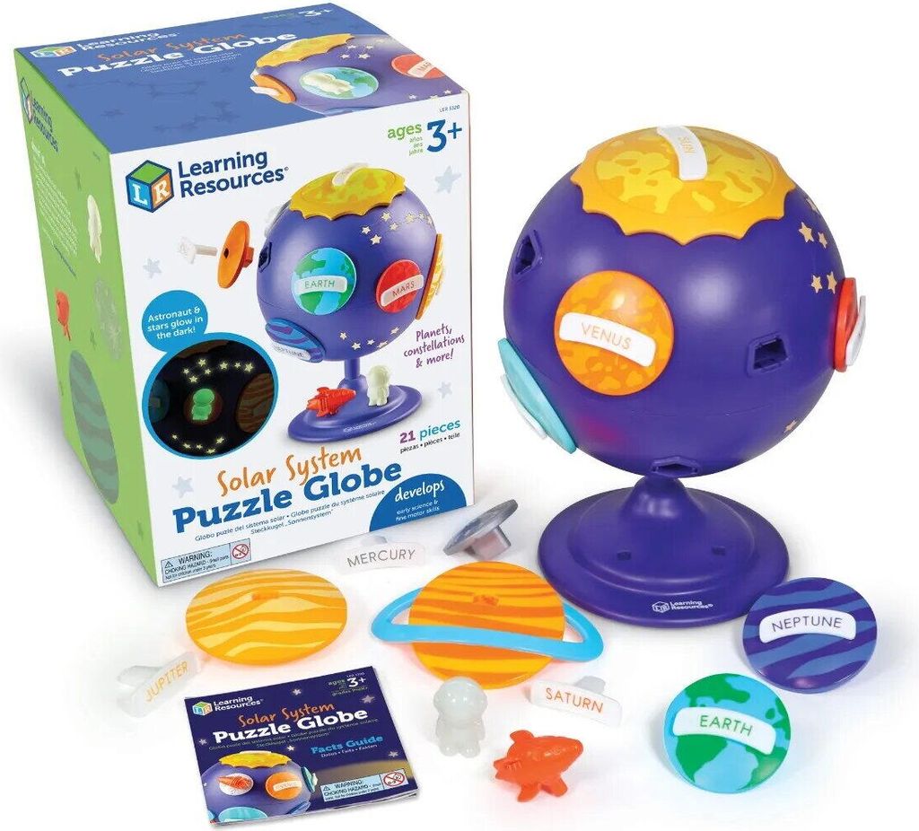 Learning Resources Solar System Puzzle Globe, 5 Jahr(e), Mehrfarbig