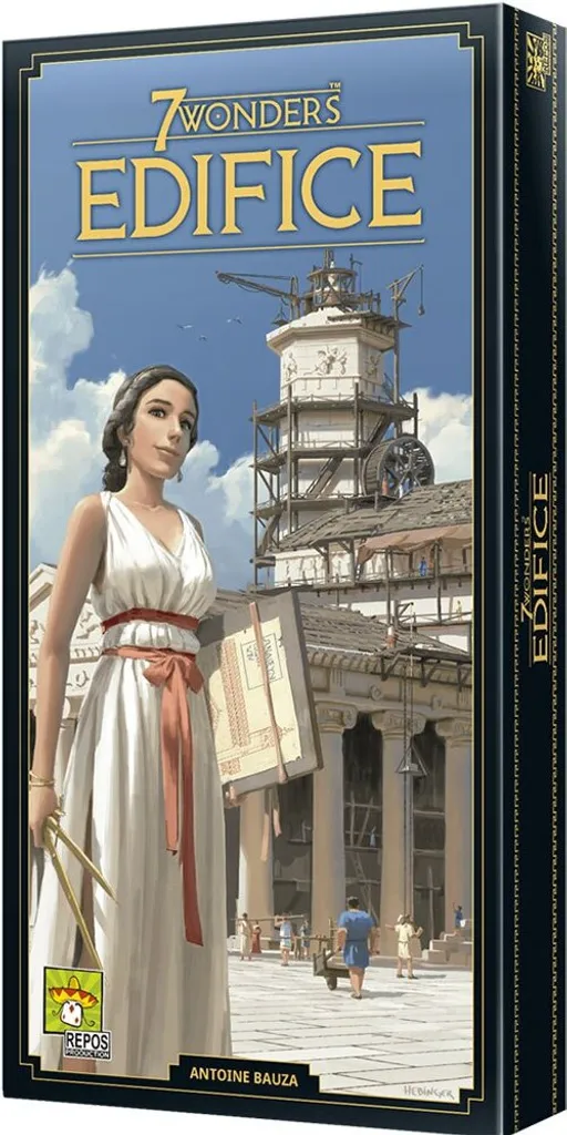 7 Wonders Edifice Jeu de Société Stratégie avec Nouveaux Édifices Communs