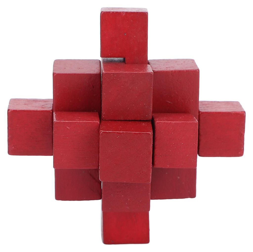 Intelligentes Lernspielzeug aus Holz: Puzzle mit Schloss šC Denksportaufgabe