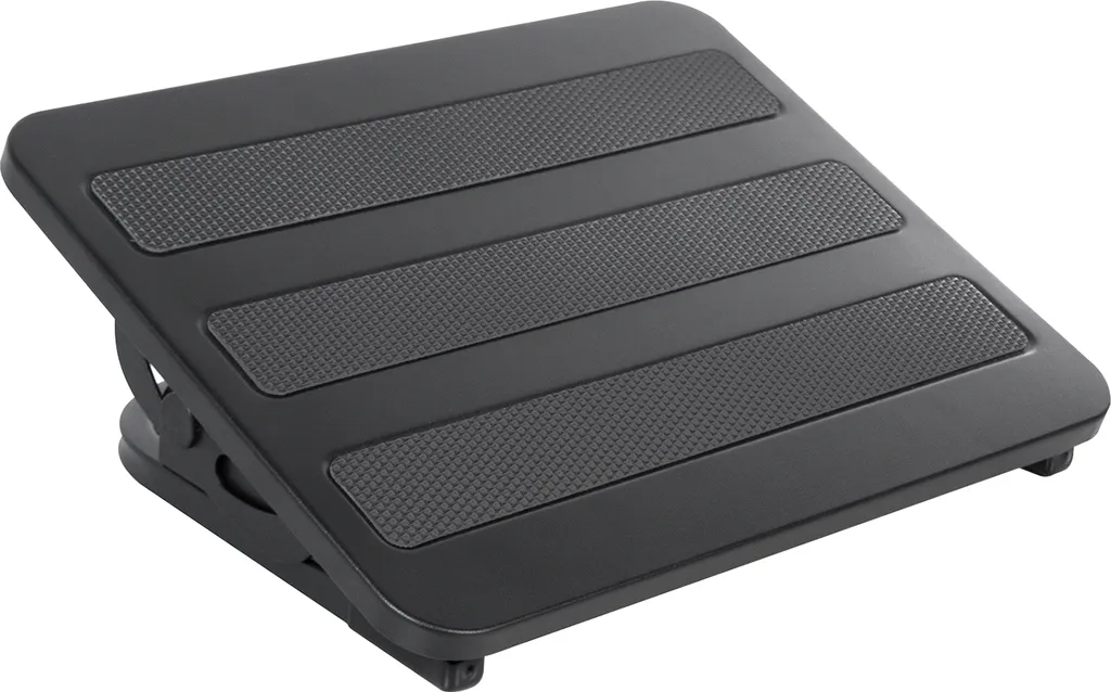 Repose-pieds réglable ±20° avec surface massante et base stable - 45cm