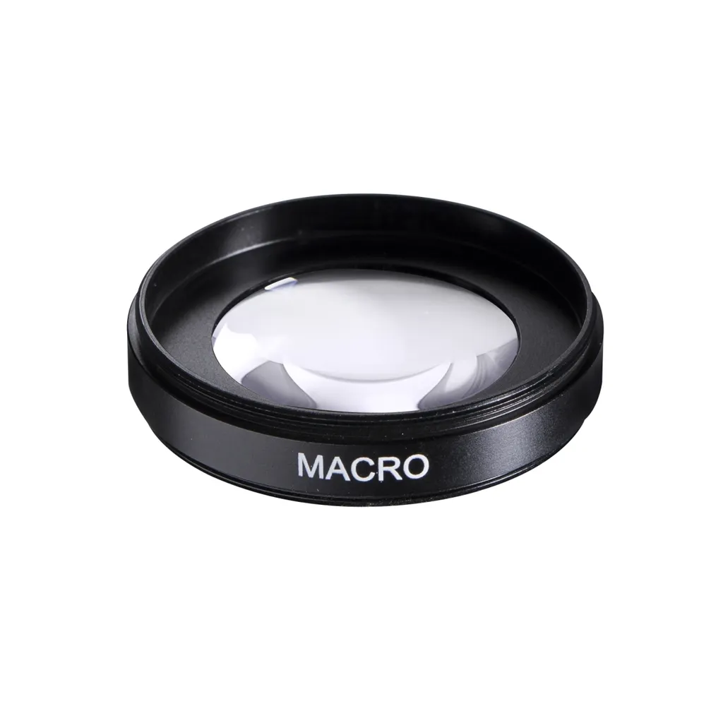 Obiettivo aggiuntivo Fisheye super sottile da 37 mm 0,25X, lega di alluminio 2 parti Macro rimovibile Macro Ripresa ravvicinata Effetto fisheye Ampio obiettivo Obiettivo fotografico in vetro ottico