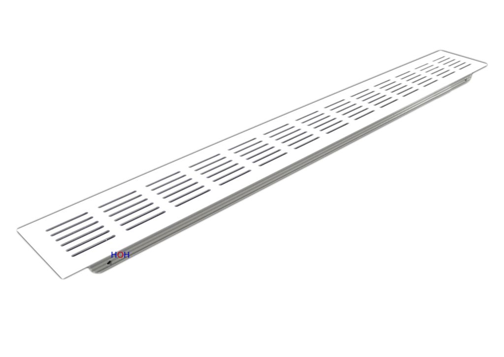 Lüftungsgitter LG-4020 RAA Lamellengitter 445 x 245 mm Alu Zuluft