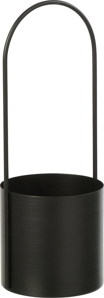J-Line Übertopf Eisen Schwarz Medium