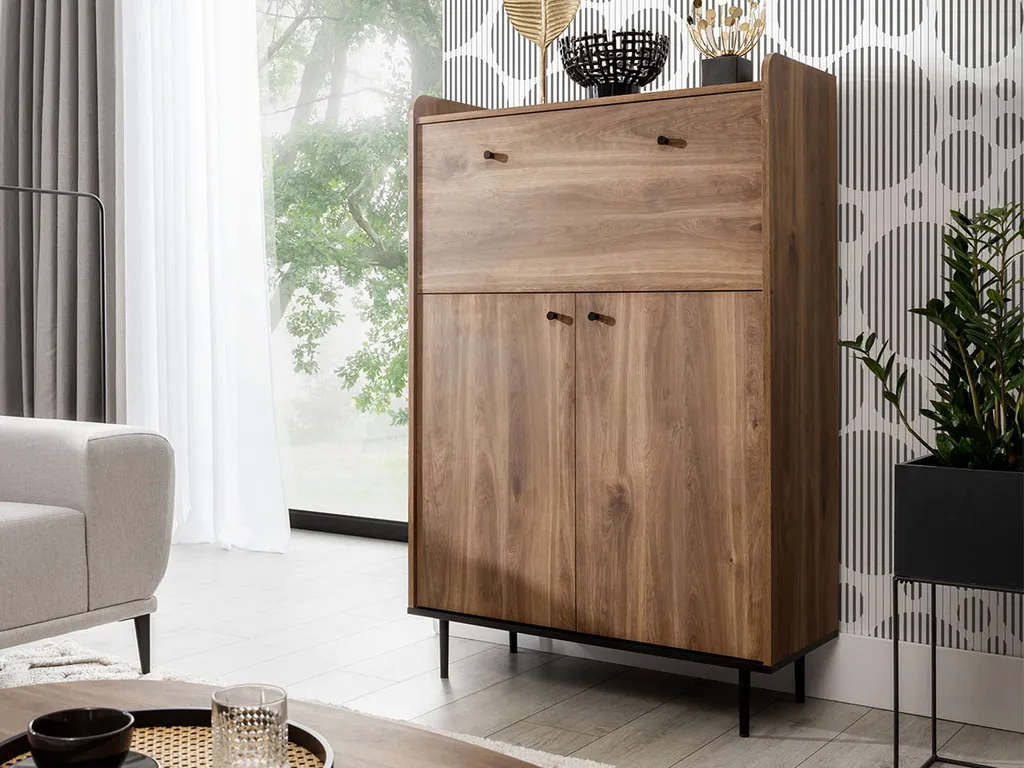 Meuble de rangement MARIKO Brandy Castello - Commode d'entrée idéale