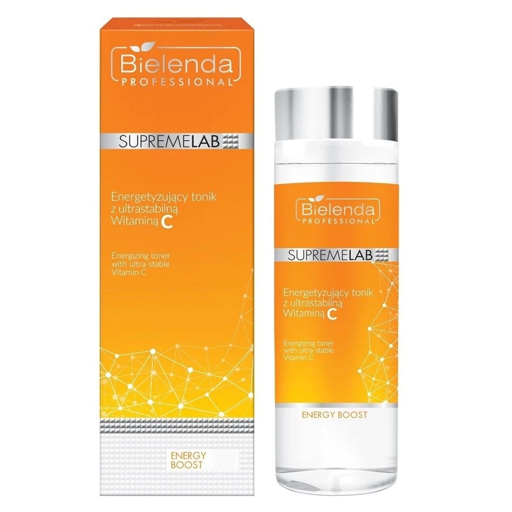 Bielenda Energetisierendes Gesichtswasser mit ultrastabilem Vitamin C, 200 ml