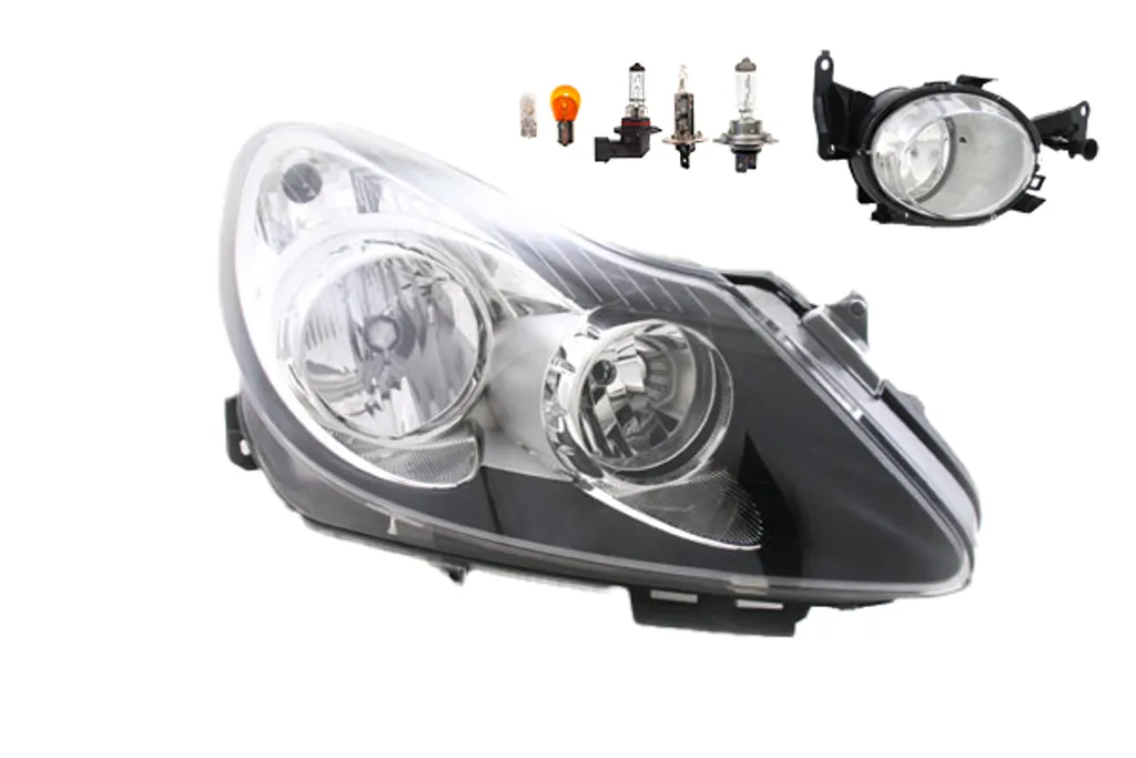 Proiettori Johns Opel Corsa D 07/06-12/10 - Ricambio Faro Anteriore