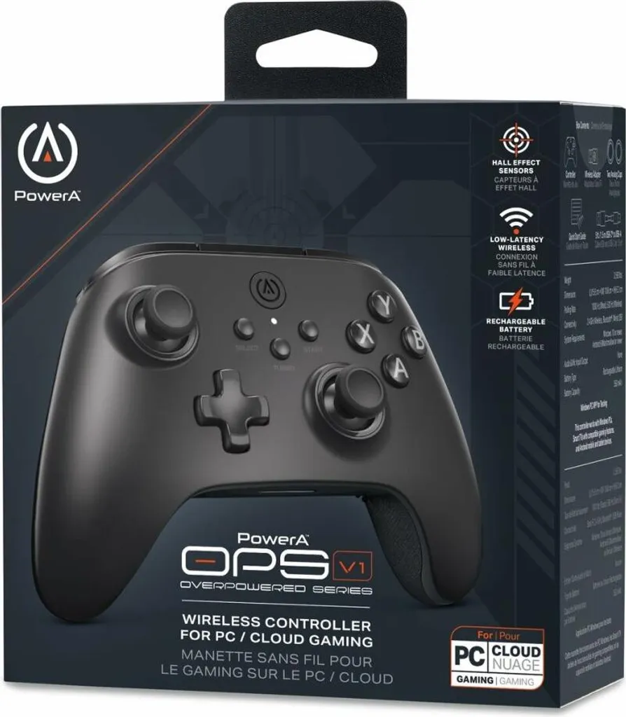Manette de jeu Nintendo Switch PowerA Bluetooth, croix directionnelle