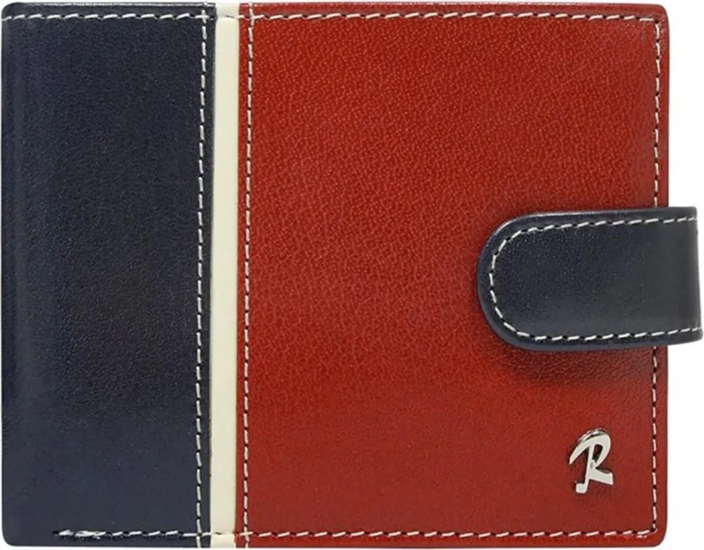 Portefeuille Rovicky GREG35157 en cuir véritable noir pour homme chic