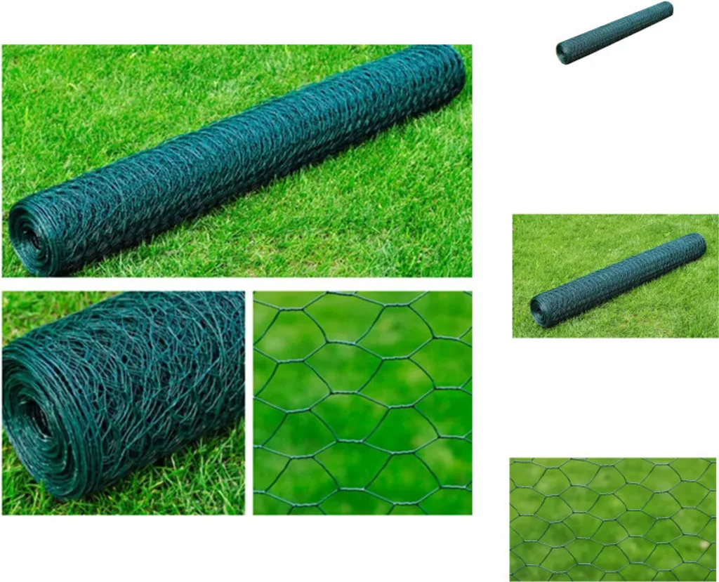 Rete Esagonale vidaXL Verde Scuro 25m - Soluzioni per Outdoor
