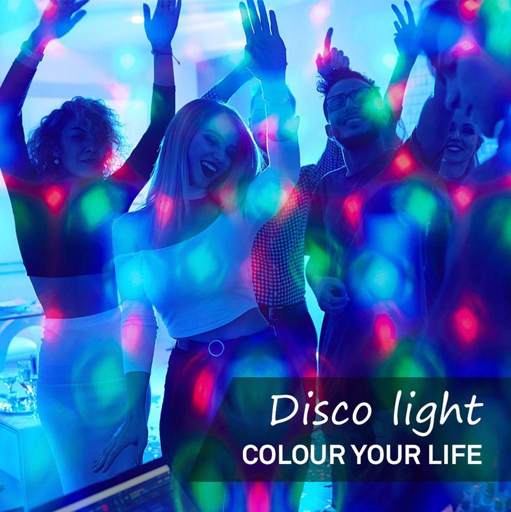 Briloner LED Leuchtmittel Disco RGB Selbstdrehend