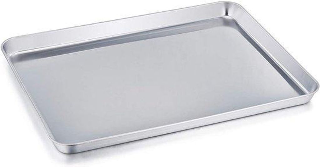 Gelatineform - Edelstahl - Rechte Form - Edelstahlbackblech - 31x24x2,5 cm - Gesund und nachhaltig - Hochglanzveredelung - Leicht zu reinigen - Gee...