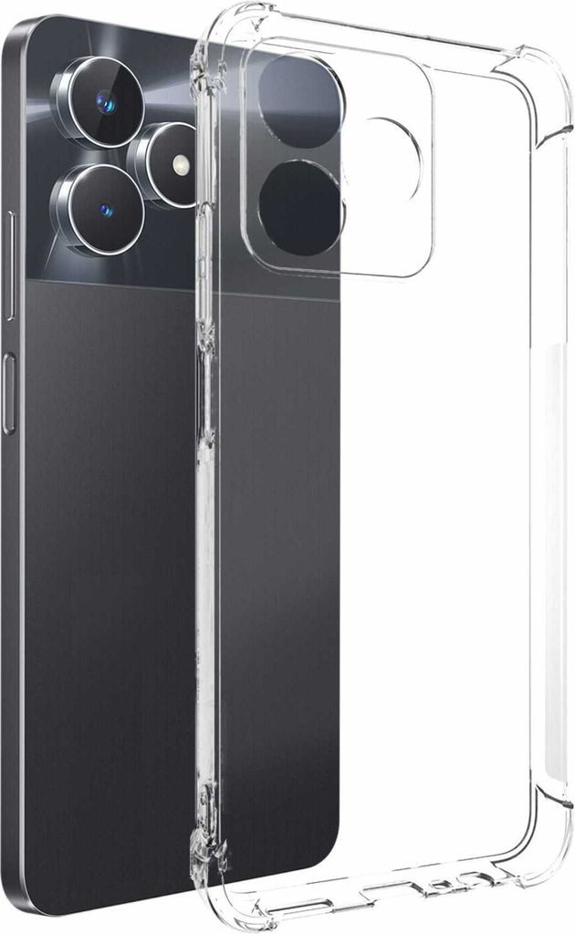 TPU Hülle Clear Armor Soft Case für Realme C53 (RMX3760, 6.74'') - transparent