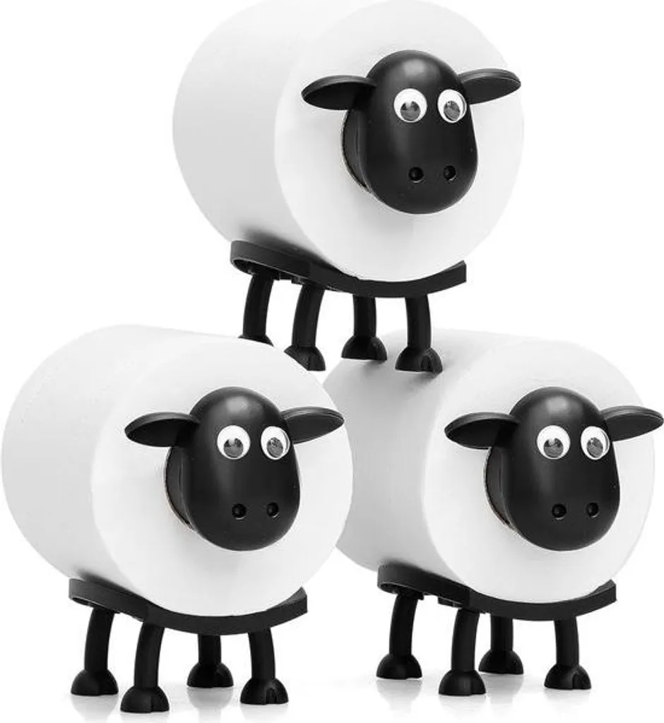 Porte-papier toilette mouton rigolo – Déco de salle de bain imprimée 3D
