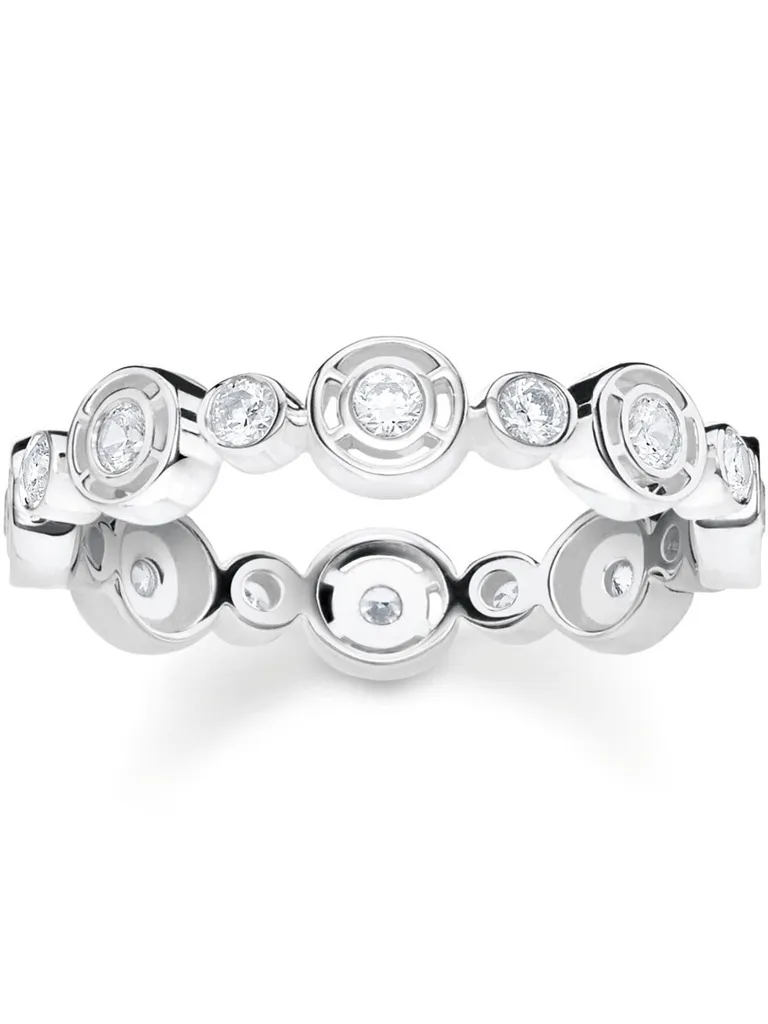 Thomas Sabo TR2256 Anello a Cerchi in Argento 925 con Zirconia - 56
