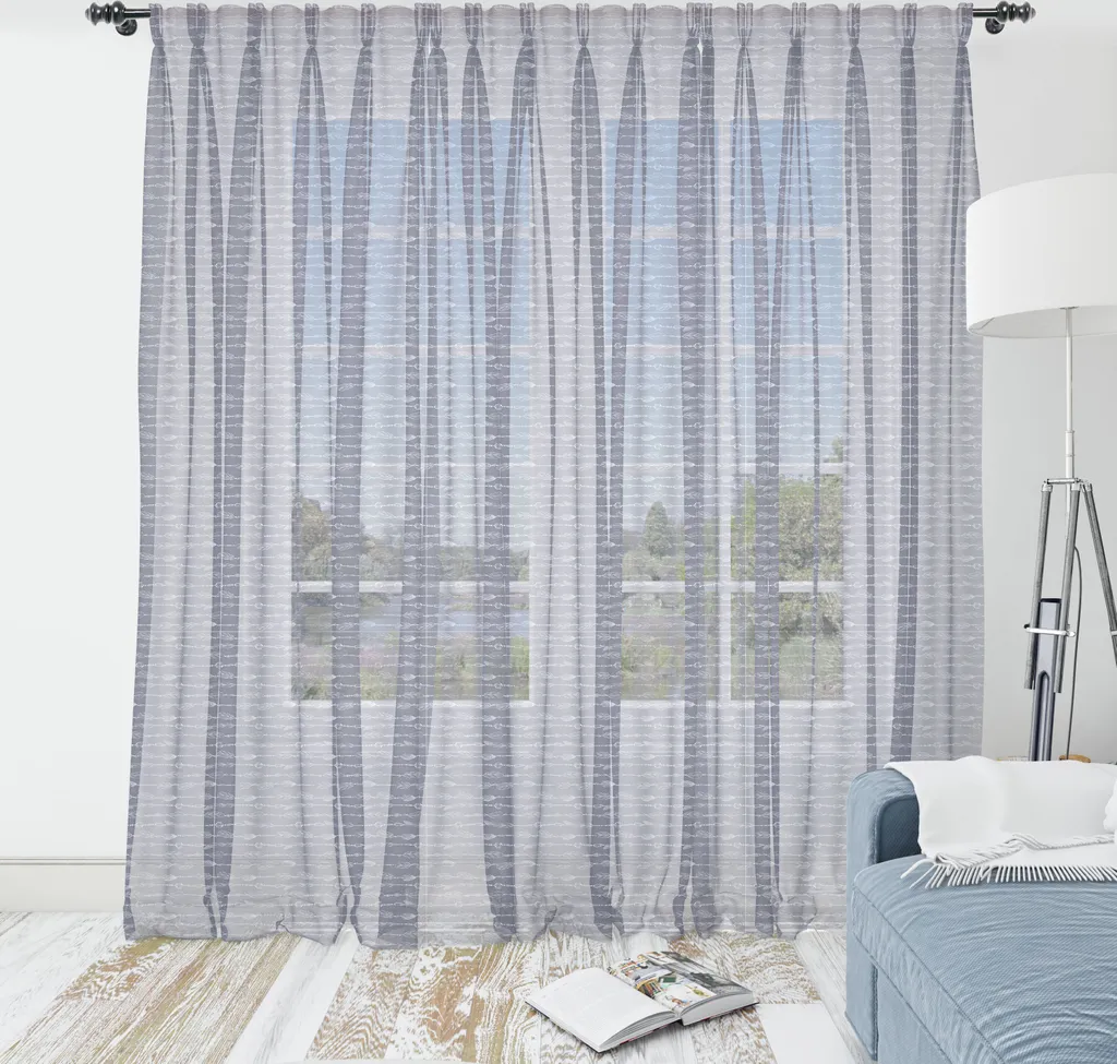 Tenture murale bohème en tissu satiné, grand format 135x274 cm, bleu