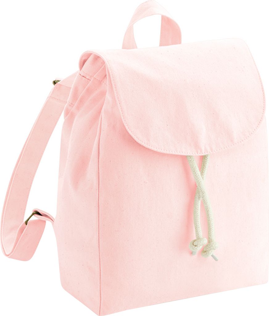 Westford Mill - Rucksack "EarthAware", Mini, Baumwolle aus biologischem Anbau RW8546 (Einheitsgröße) (Pastell-Rosa)
