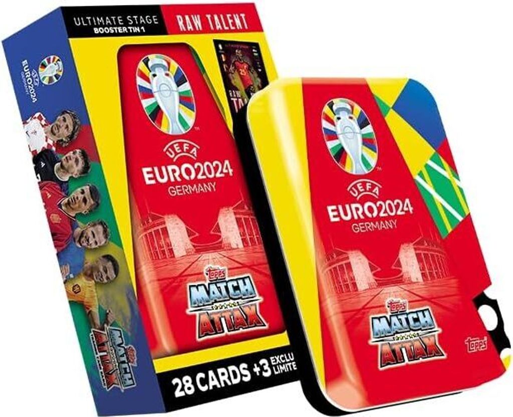 Topps/Merlin UEFA EURO 2024 Trading Cards Booster Tin Obrázok produktu 