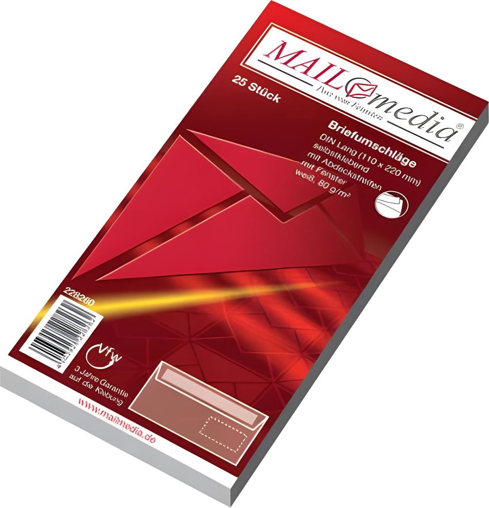 Enveloppe média MAIL DIN longue, avec fenêtre, Image du produit 