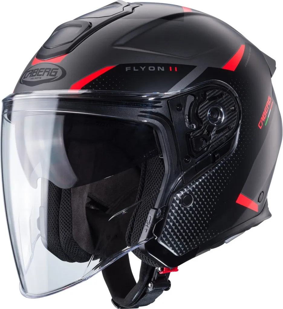 Casque jet Caberg Flyon II Boss idéal trajet urbain et route en L