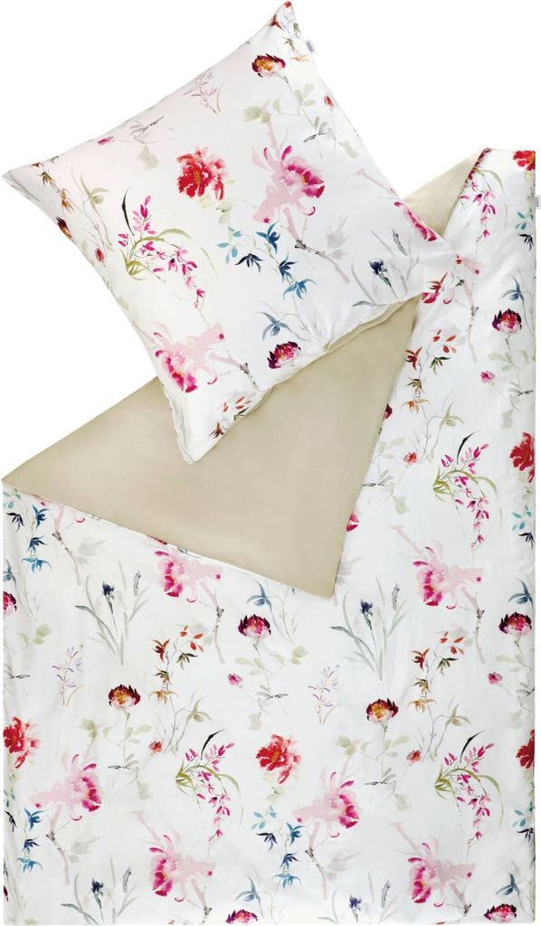 SCHÖNER WOHNEN-Kollektion Satin Bettwäsche FLORENCE Multi 135 x 200 cm