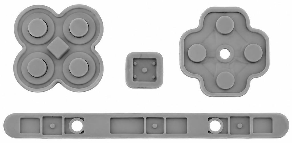 Silikon Tastengummis kompatibel mit Nintendo 3DS XL – Produktbild 