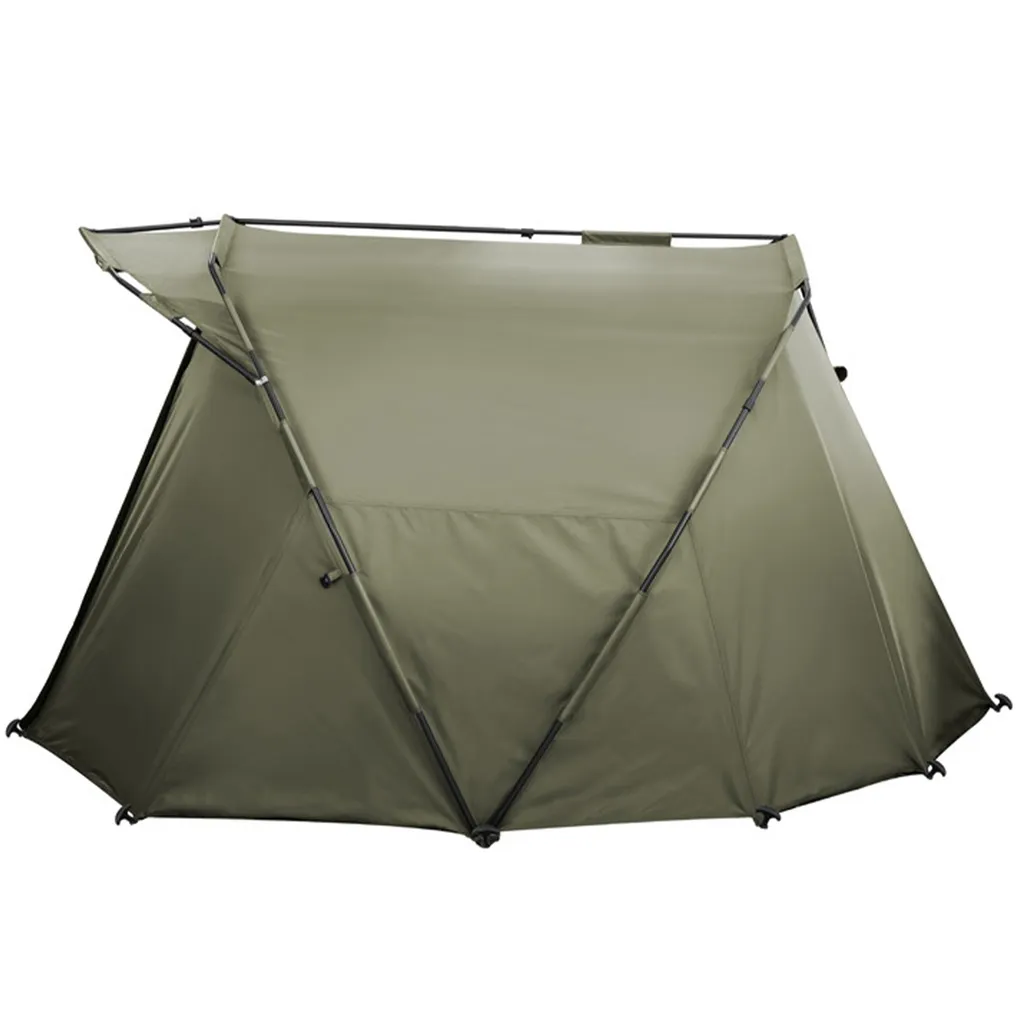 Tente de Campement Pêche Delphin Panorama Eazy 305x250cm Vert Stable