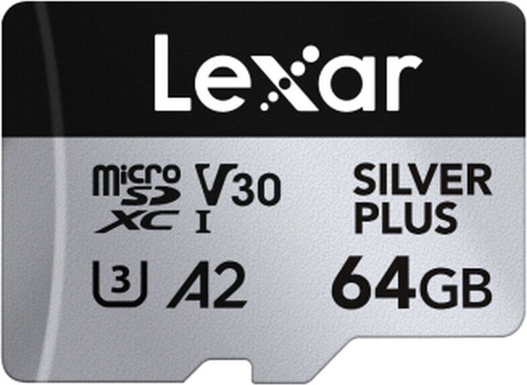 Lexar Professional SILVER PLUS, 64 GB, MicroSDXC, Klasse 3, Produktbild 