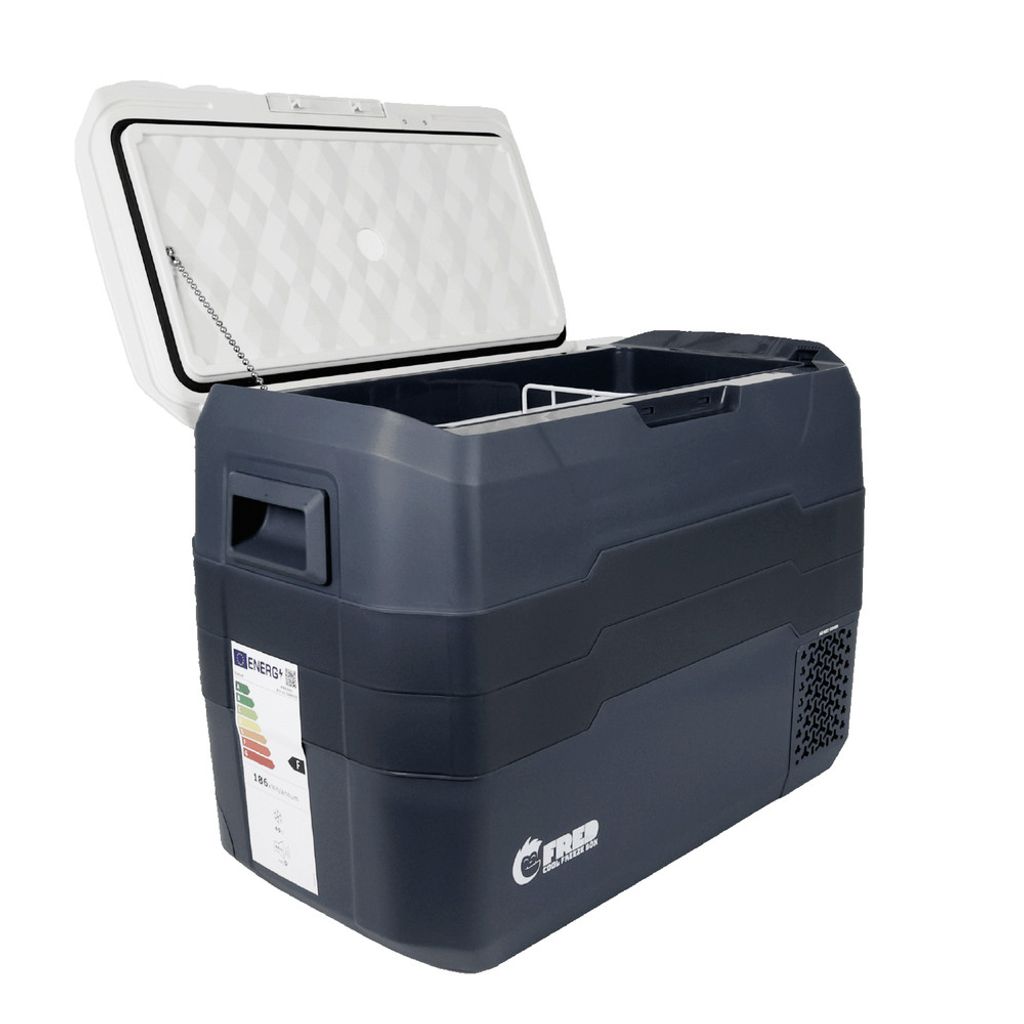 Eurom Fred 40 L Kompressor Kühlbox 12V 230V Anschluss | Gefrierbox elektrisch mit Trennwand | Tragba