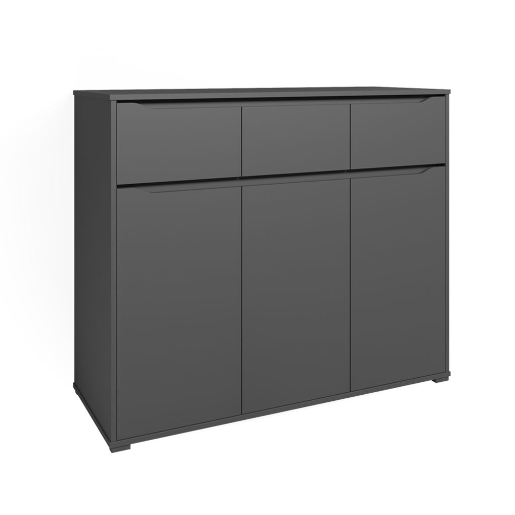 Vicco Sideboard Betti, Blanc/Sonoma, 77.9x77.9cm avec 1 Porte, pour Le Rangement de vêtements et d'Objets du Quotidien Vicco Sideboard Betti, Blanc/Sonoma, 77.9x77.9cm avec 1 Porte, pour Le Rangement de vêtements et d'Objets du Quotidien