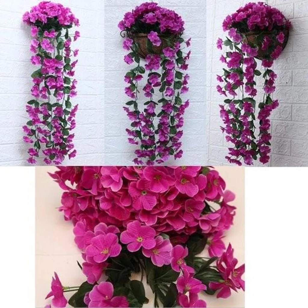 Glycine Artificielle Durable - Solution Déco Sans Entretien Pack de 2 - 2