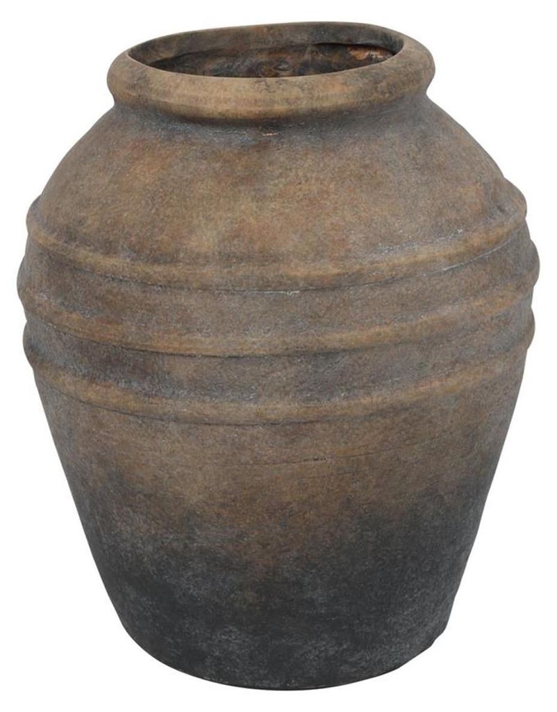 Countryfield Vase grau Keramik Dekoration Ø23xH27cm klassisch