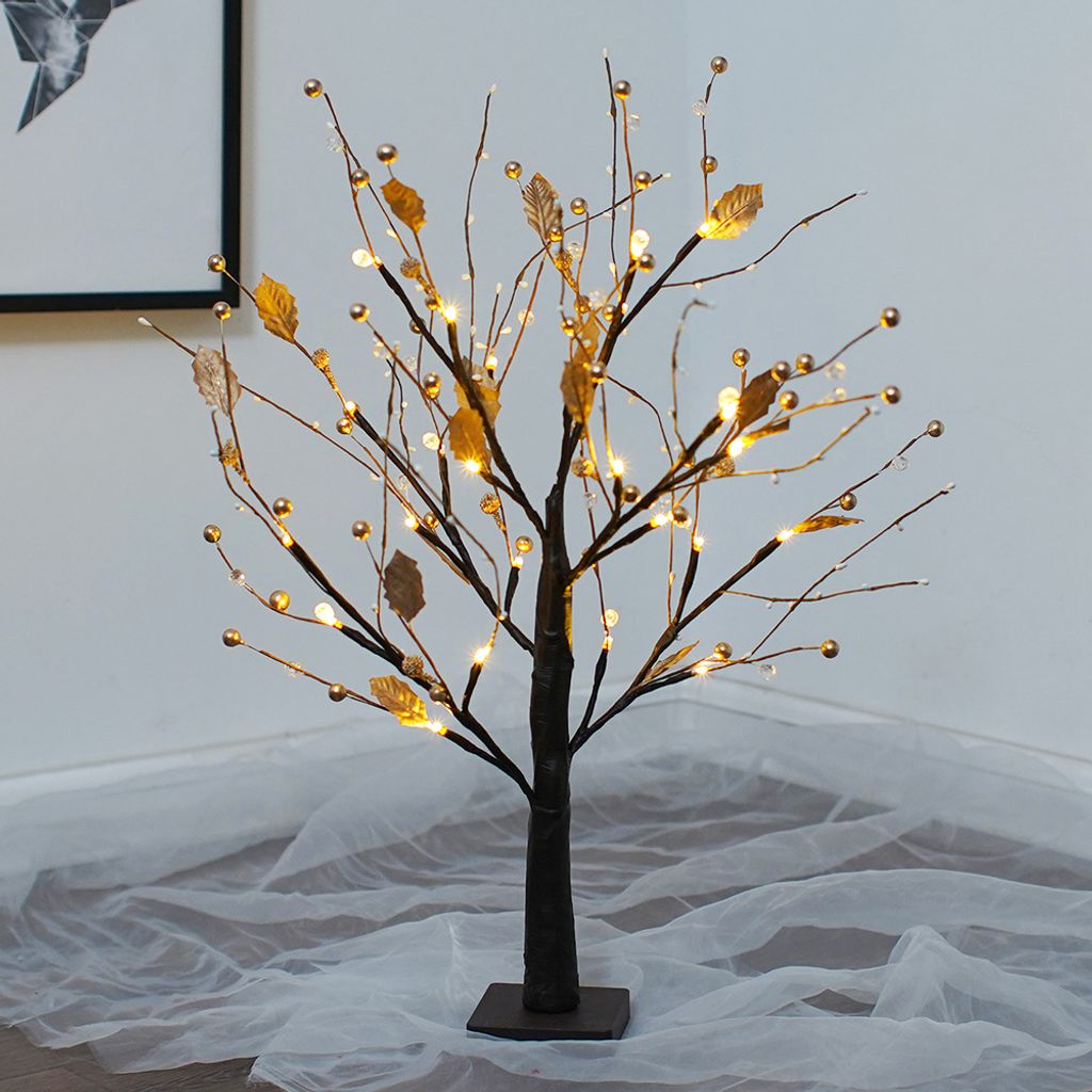 LED Weiß Rosenbaum Lampe Künstlich Bonsai