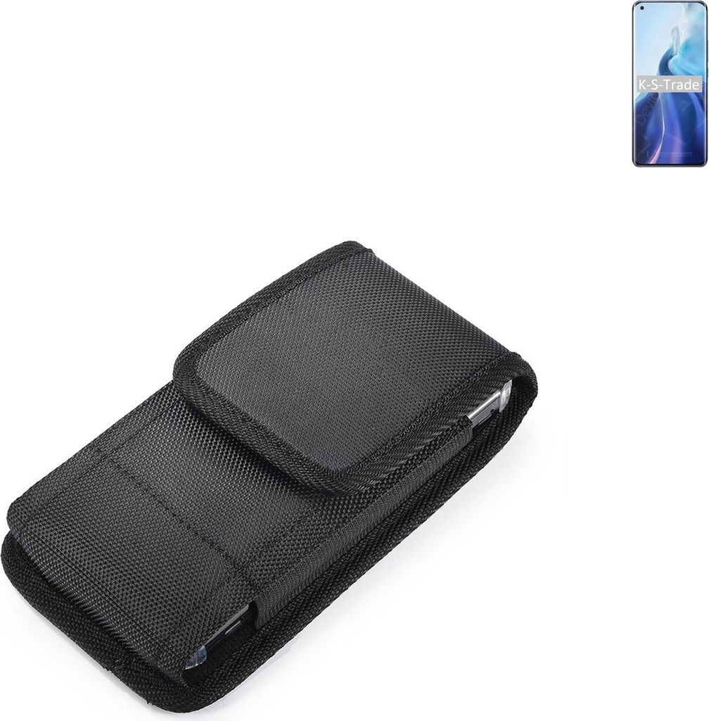 Holster Gürteltasche kompatibel mit Xiaomi Mi 11 Ultra Holster Gürtel Tasche wasserabweisend Handy Hülle Schutz Hülle Outdoor schwarz K-S-Trade