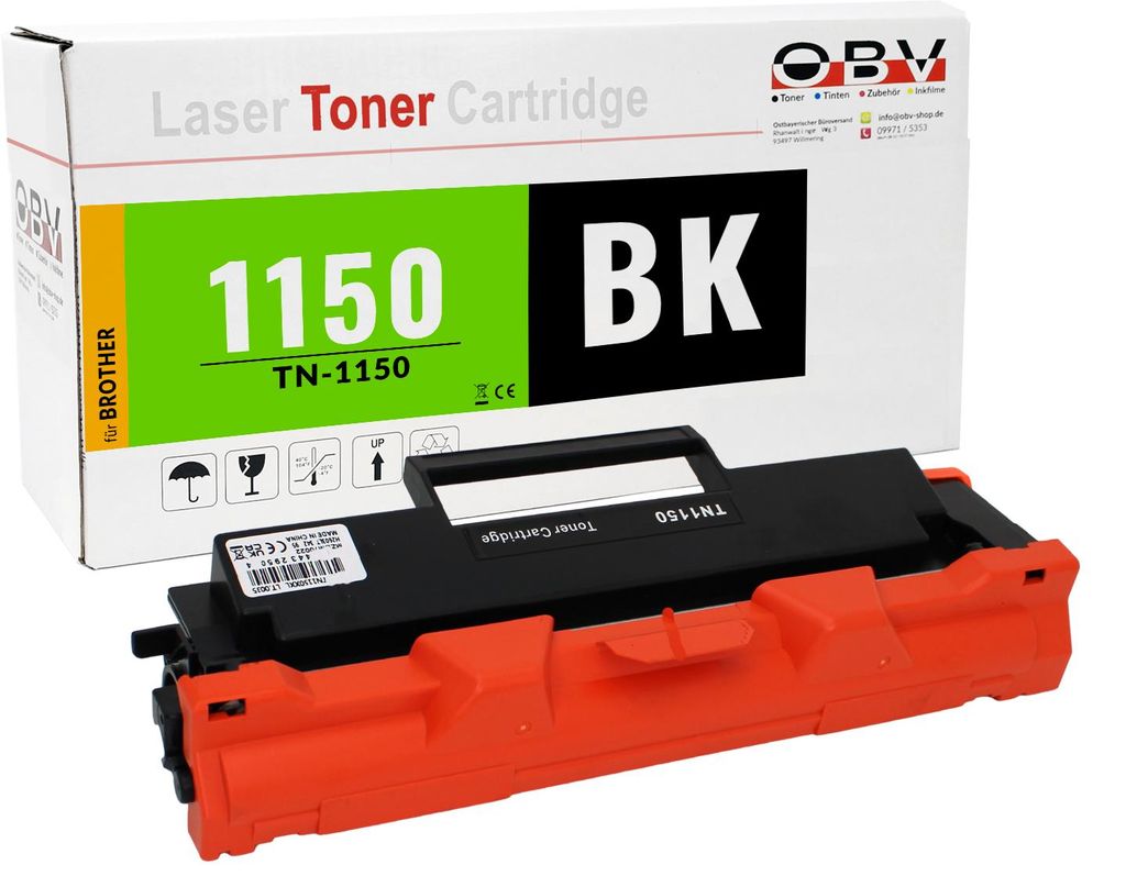 Brother TN-1150 kompatibler Toner Schwarz - DCP-L1640w Produktbild 