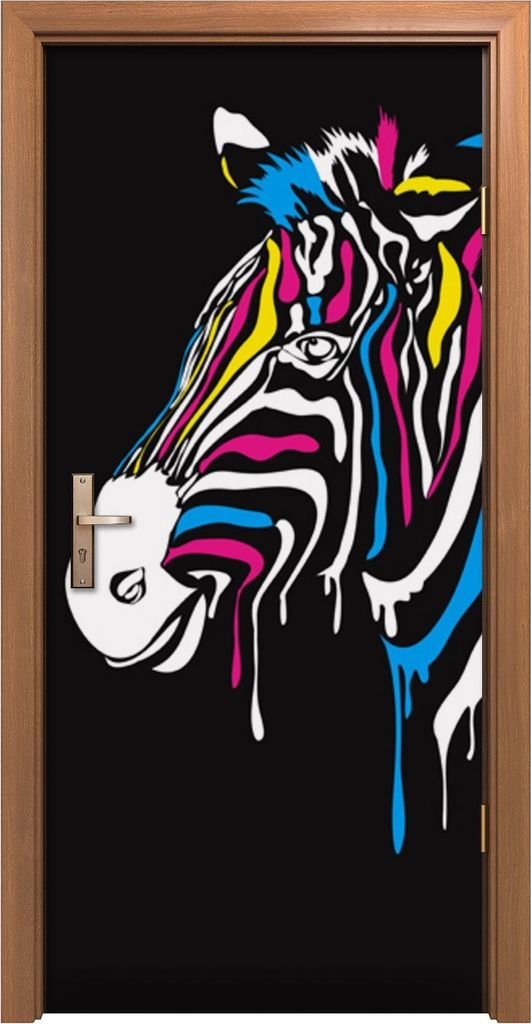 Türposter 90x200 cm Türaufkleber Türtapete Türfolie Produktbild 