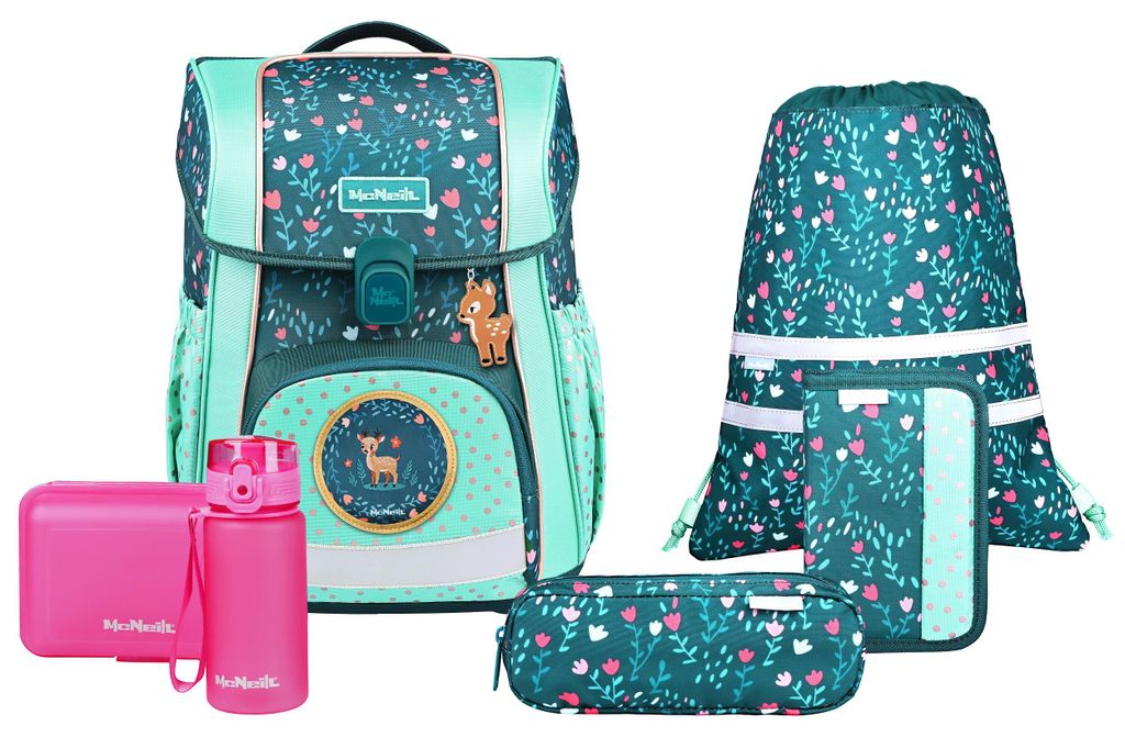 McNeill Schulranzen Bravo Schoolbag Set 9-teilig Deary Produktbild 