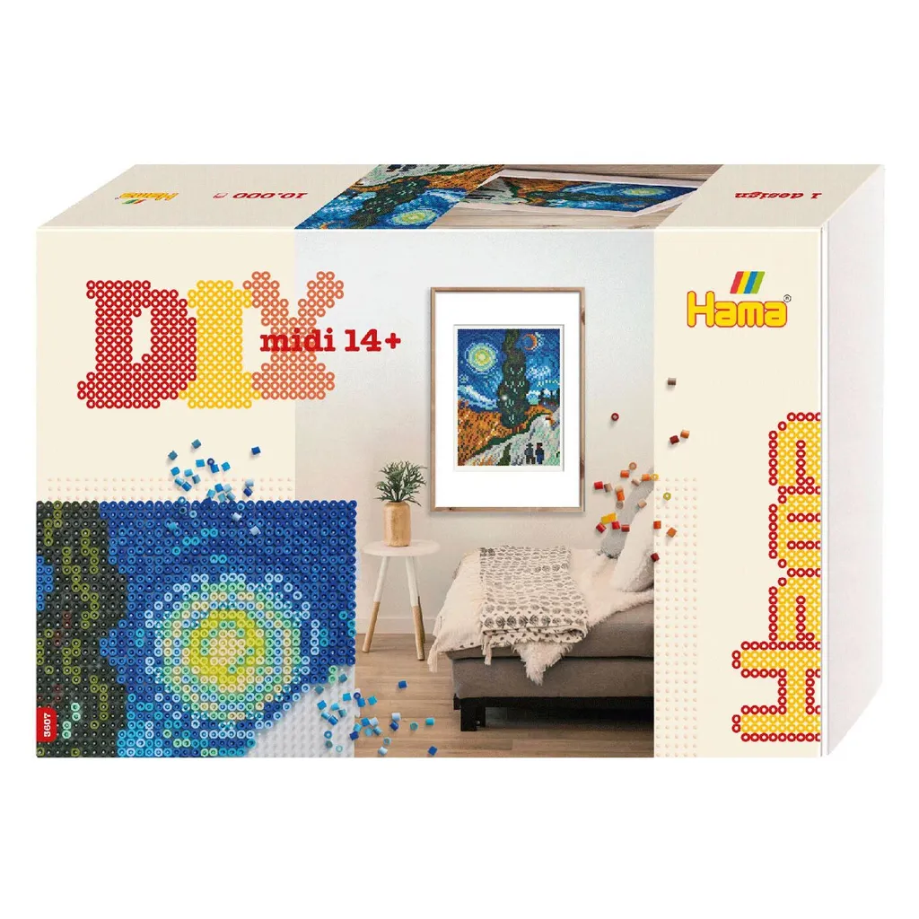 Perles à repasser thématiques Grand coffret cadeau Van Gogh Hama