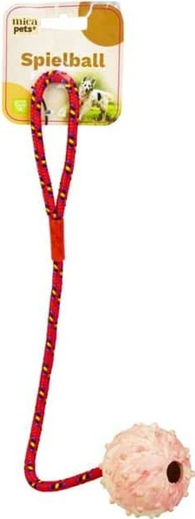 Hundezubehör - Spielball am Seil - L: 45 cm
